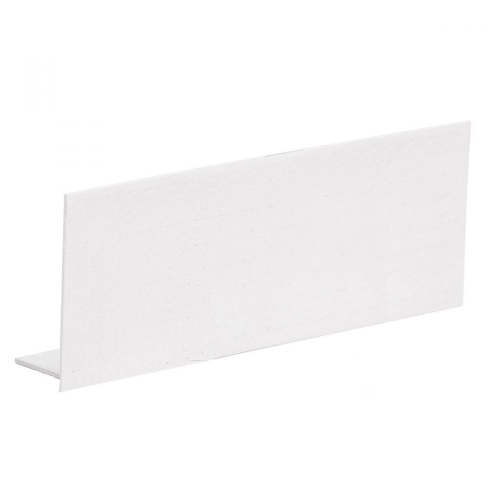 RACEWAY,BLANK END,ALU4800,WHITE