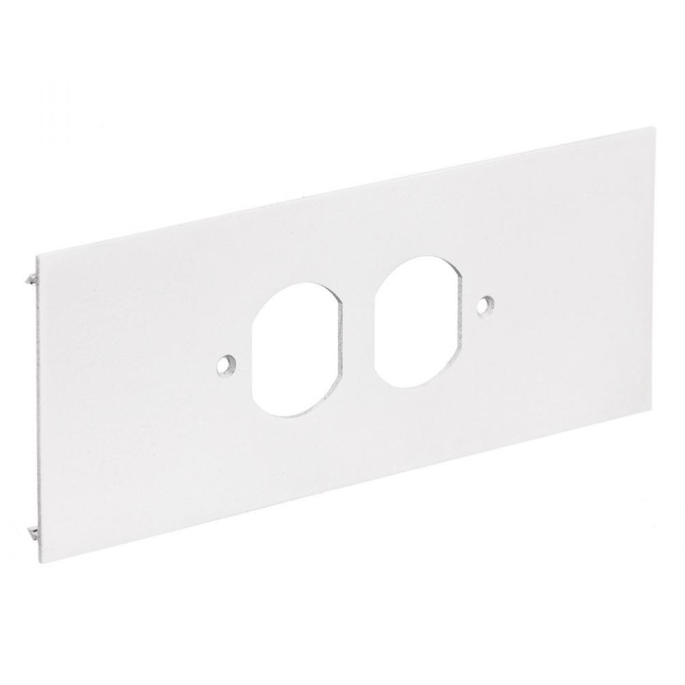 RACEWAY,1G PLATE,DPLX,ALU5000/7620,WHT