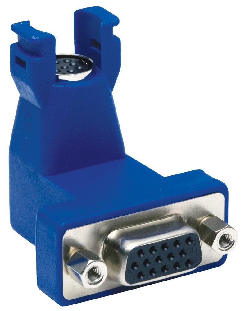 CONN, D-SUB,15PN F-8PN F,90DEG,10PK