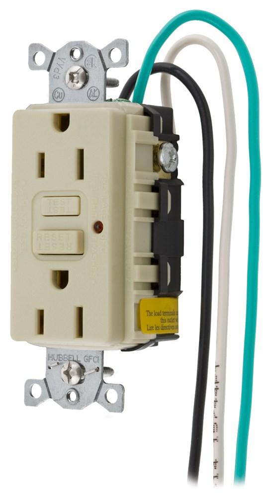 GFR, 15A 125V, 6&#34; LEADS STR, BULK, IV