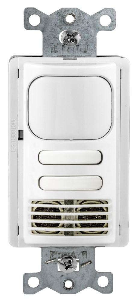 WALL SW,VAC,DT,2 RLY,120/277V,WH