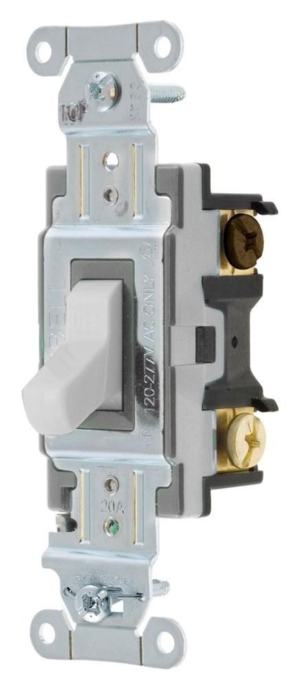 SWITCH, SPEC, 3W, 20A 120/277V, OW