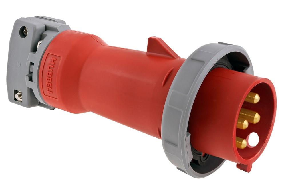 PS, IEC, PLUG, 3P4W, 63A 380-415V, W/T