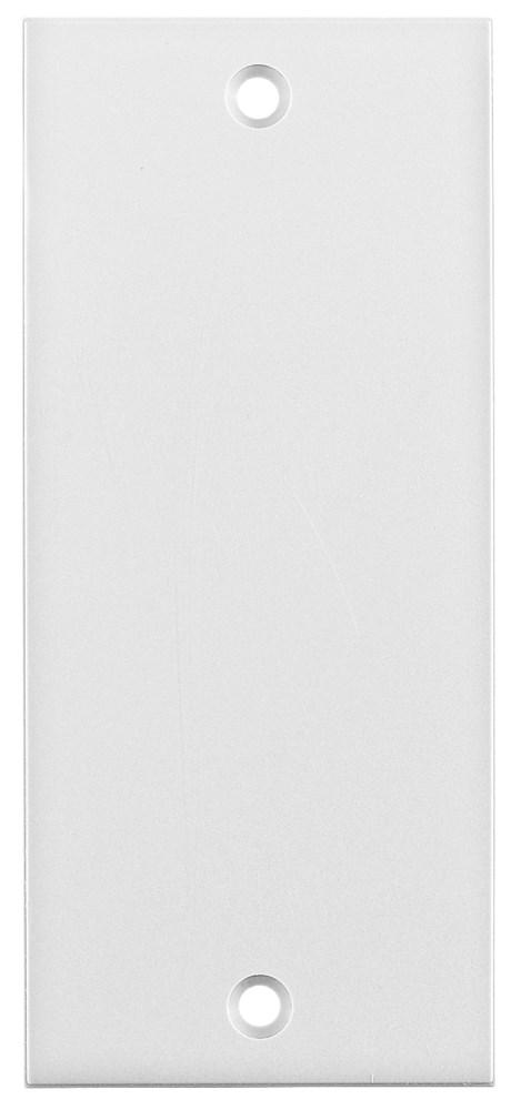 FACEPLATE, SCREW MT, BLANK, WH