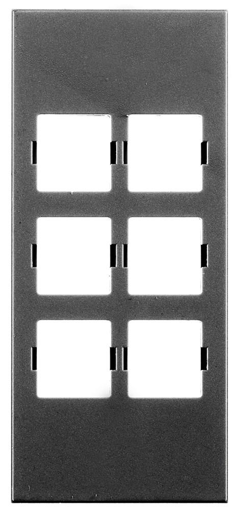 FACEPLATE, SNAP-IN, LUCENT, BK