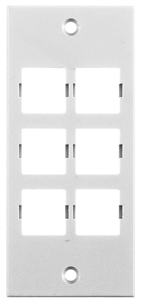 FACEPLATE, SCREW MT, LUCENT, WH