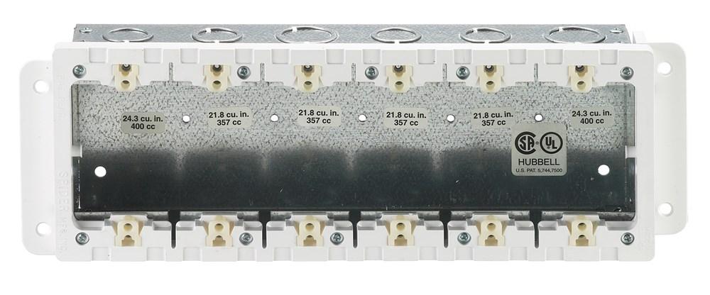 6-GANG DRY WALL BOX, 1.25&#34; KO