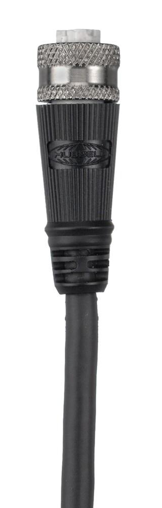 MINI-QCK MALE STR PLG 4P 16 AWG 6&#39;