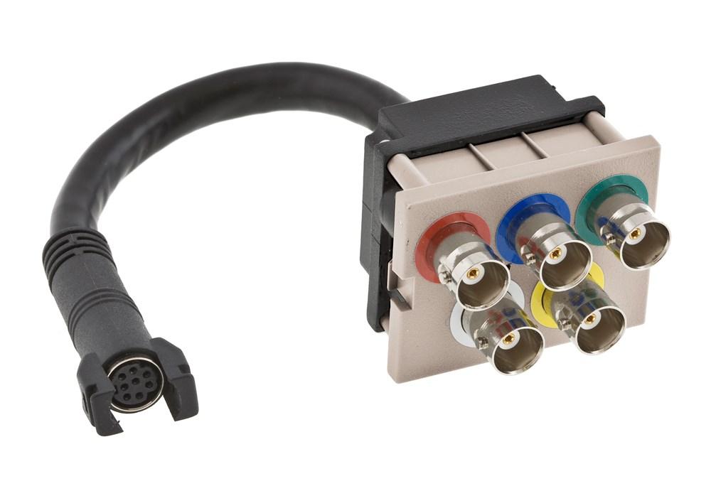 ISTATION MOD, W/5 BNC,8 PIN F,1.5U,LA