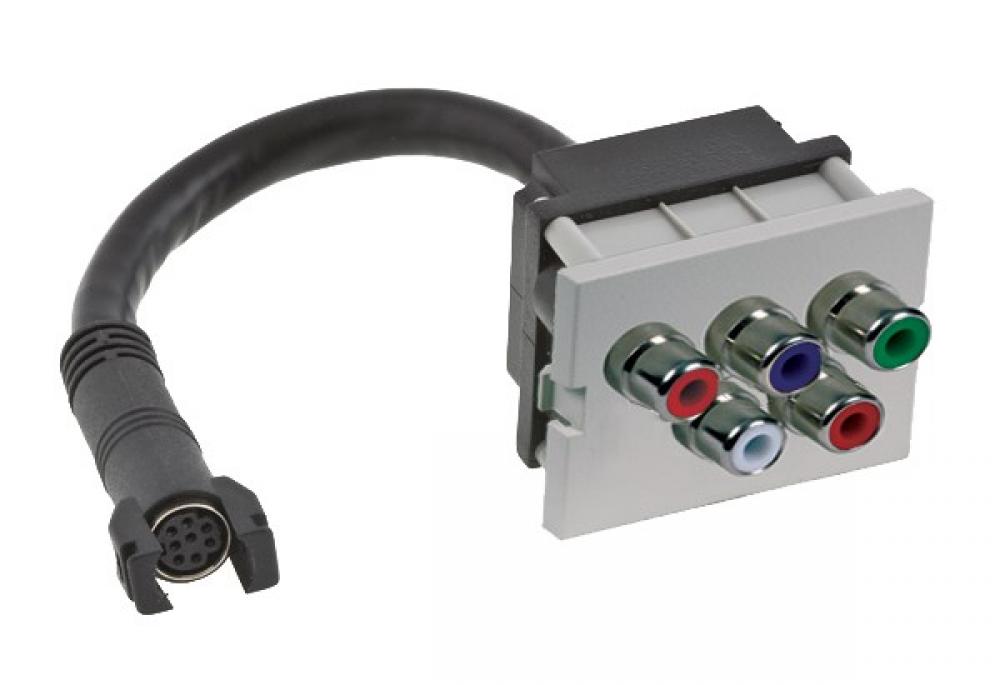 ISTATION MOD,W/RCA CMPO,AUD,8P F,1.5U,AL