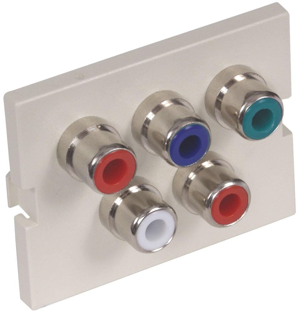 ISTATION MODULE, W/5 RCA,SOLDER,1.5U,WH