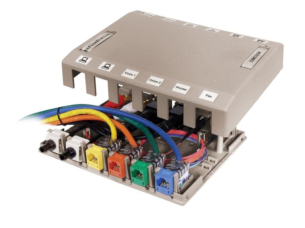 HOUSING, SURFACE MOUNT,12 PORT,AL