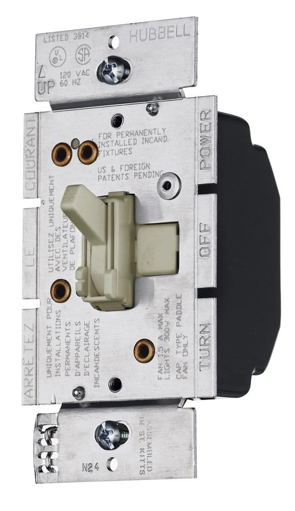 DIMMER/SPEED, SP,TOG, 5A 120V, IV