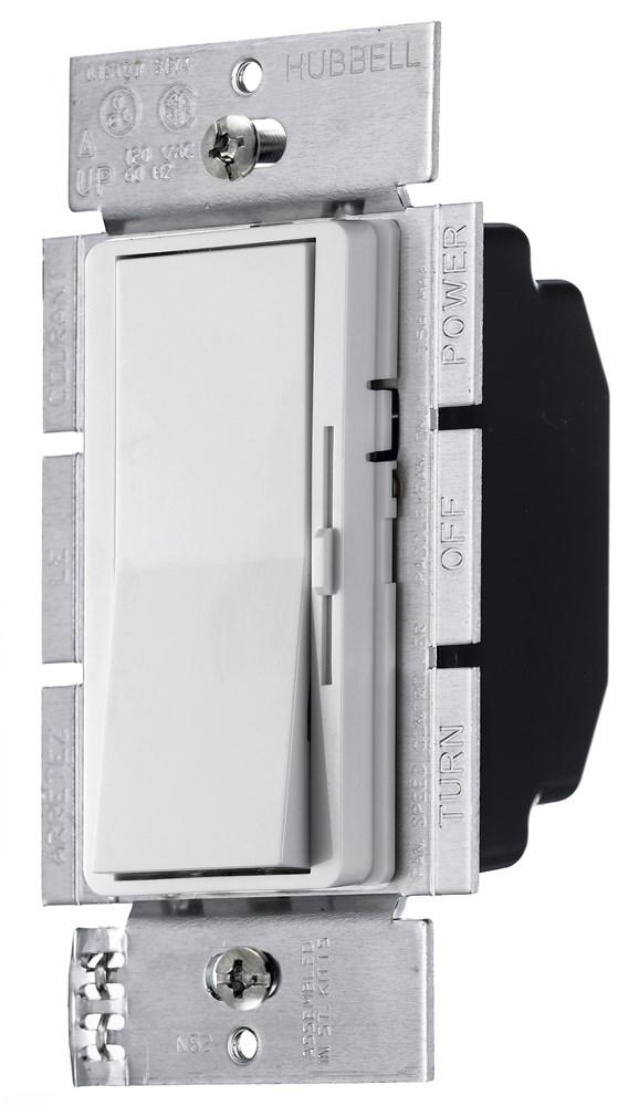 DIMMER, 3WAY, ILL RKR, 600W 120V, WH
