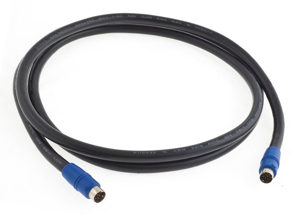 P-CORD, AV,8PIN,NON-PLENUM,70FT,BK