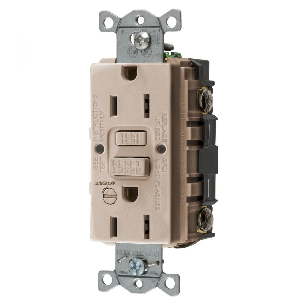 15A COMM SELF TEST ALARM GFR ALMOND