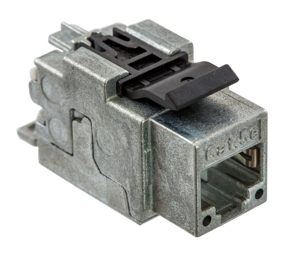 JACK, CAT5E,8POS,T568B,SHIELDED,2/PK