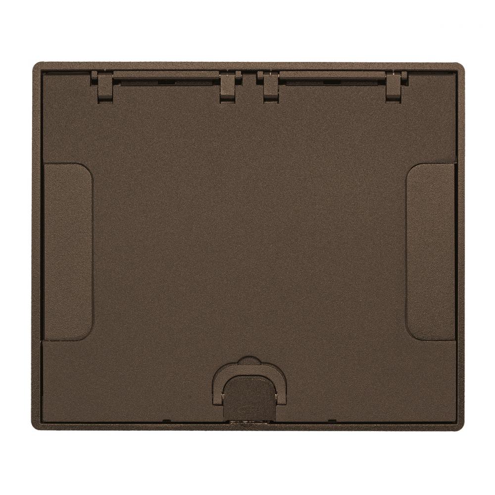 6/10G TILE CVR, FLUSH, BRONZE POWDER