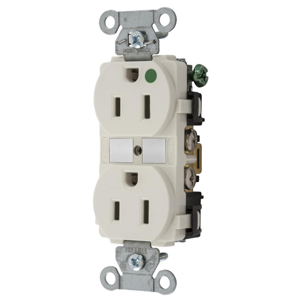 HUBBELL-PRO HG DPLX 15A/125V  LA