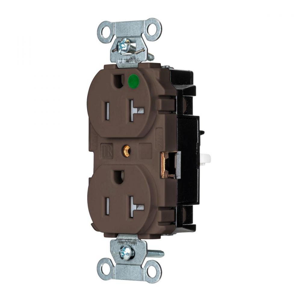 PRO RCPT, HG, TR, SPRG TRM, 20A 125V, BR