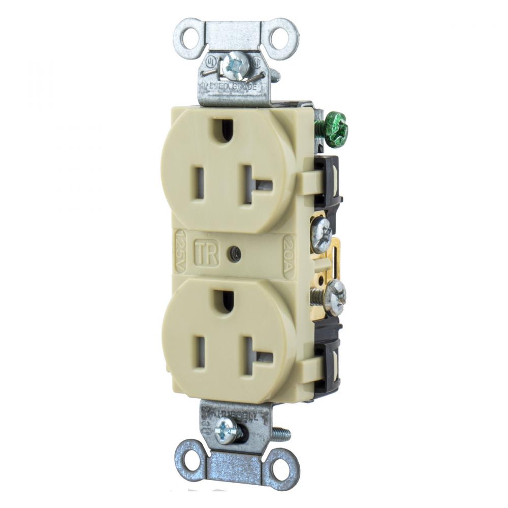 T-RES, COM GRD, 20A 125V, 5-20R, IV, B+S