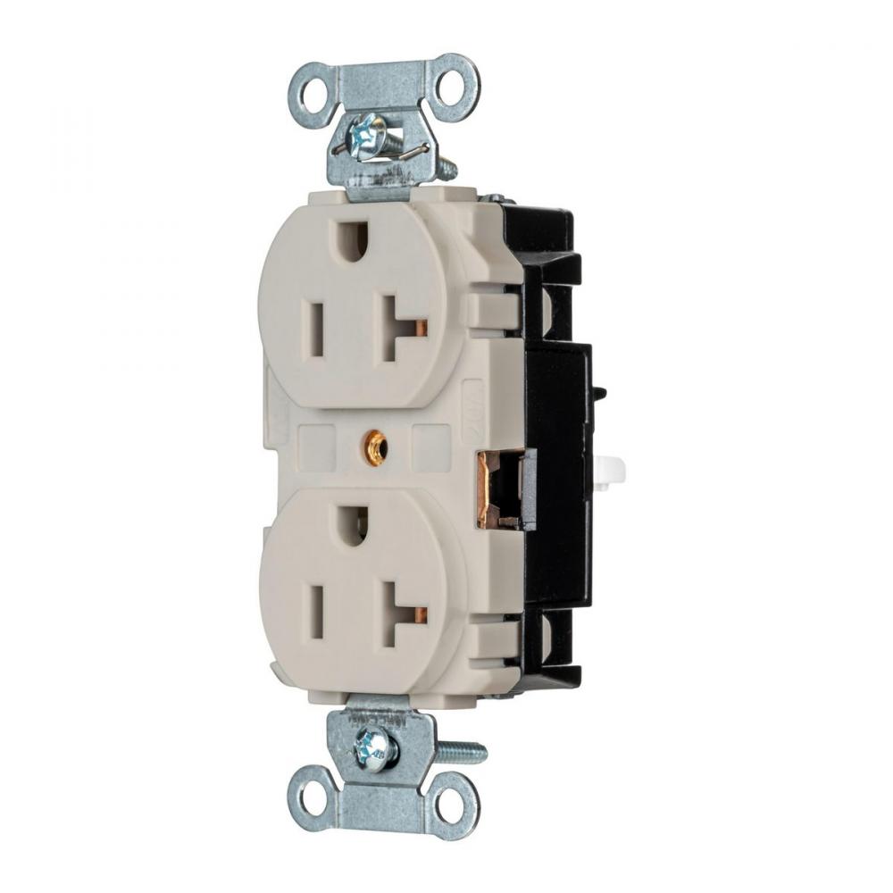 DPLX RCPT, COM, SPRG TRM, 20A 125V, LA