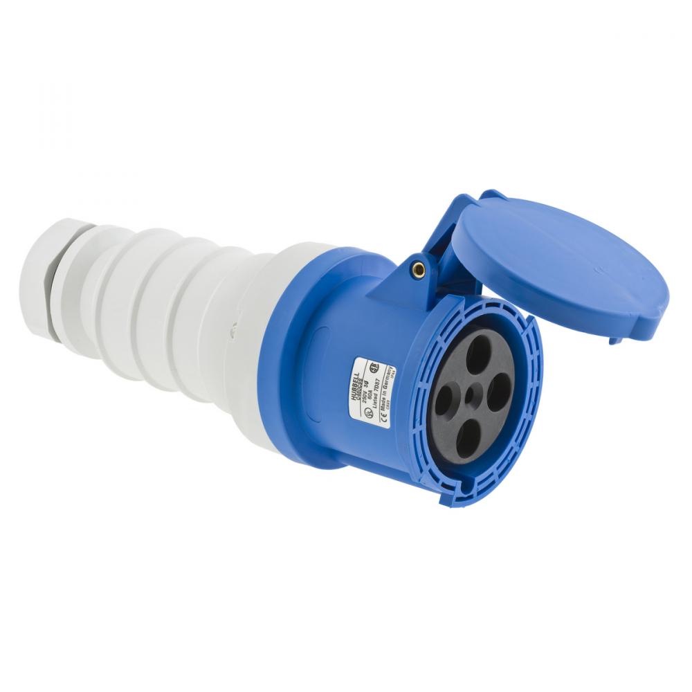 PS, C-IEC, CONN, 3P4W, 60A 3P 250V, S/P