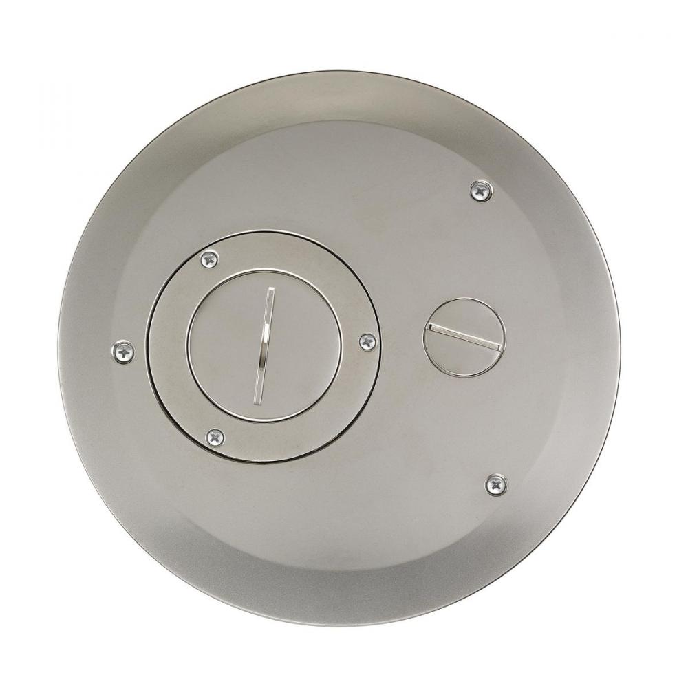 CFB ROUND 8 INCH FF COVER, NICKEL