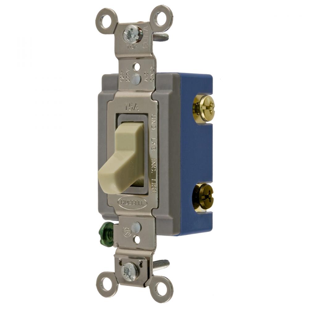 SWITCH, COM, 3W, 15A 120/277V, IV, USA