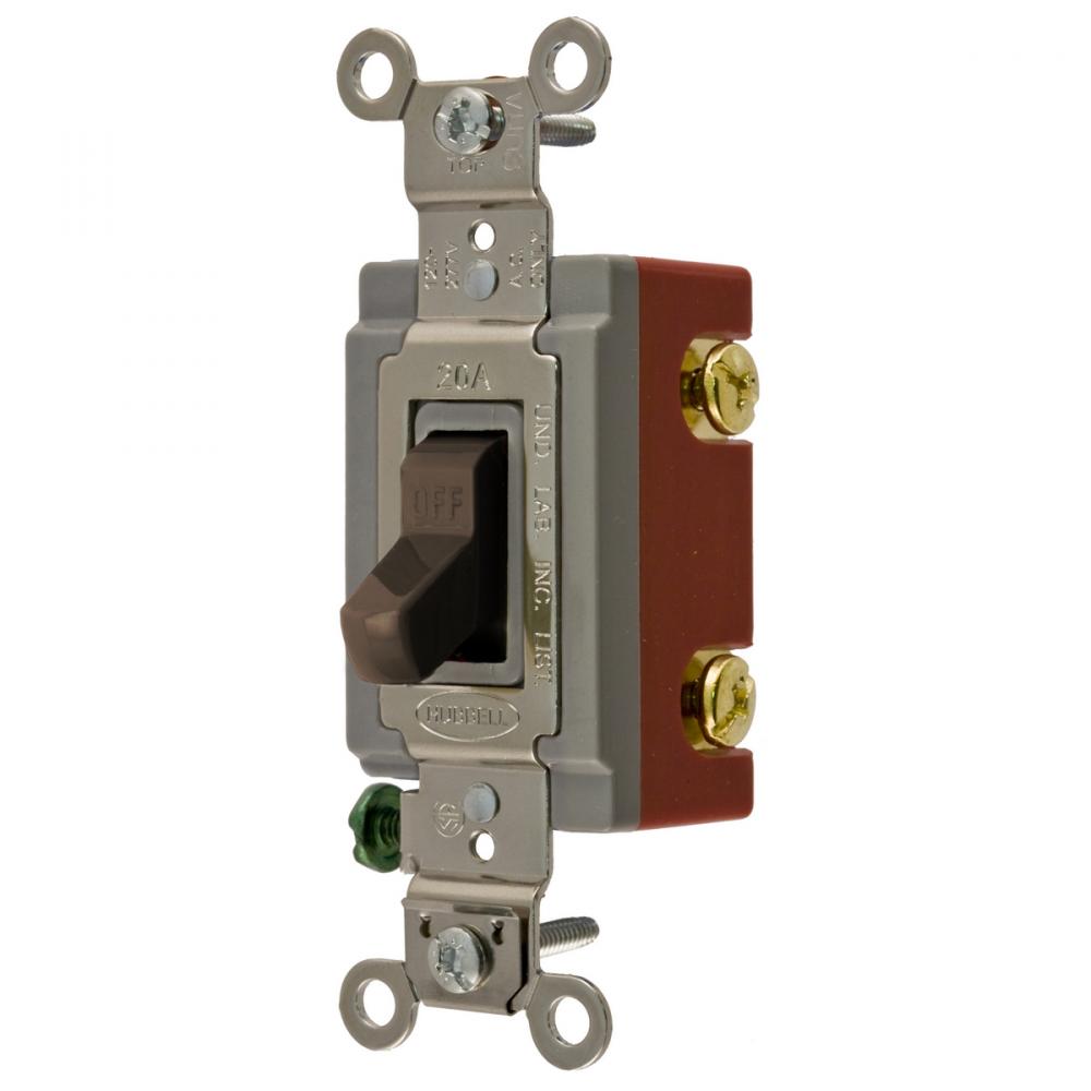 SWITCH, COM, SP, 20A 120/277V, BR, USA