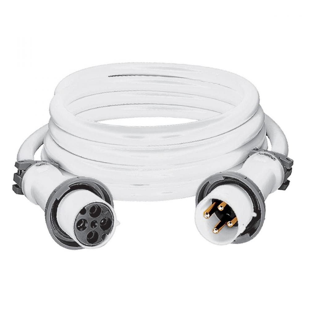 CABLE SET 75FT 100A 125/250V, WH