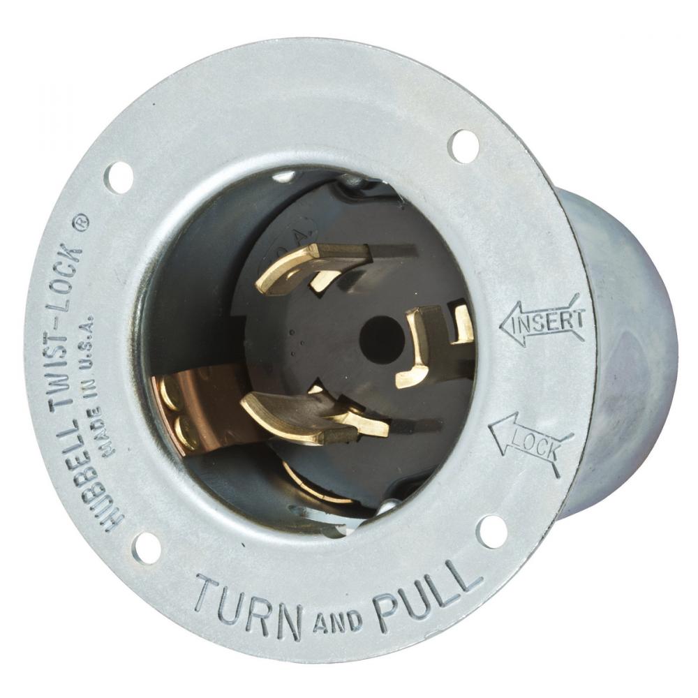 LOCKING INLT, 50A  3-PH 480V