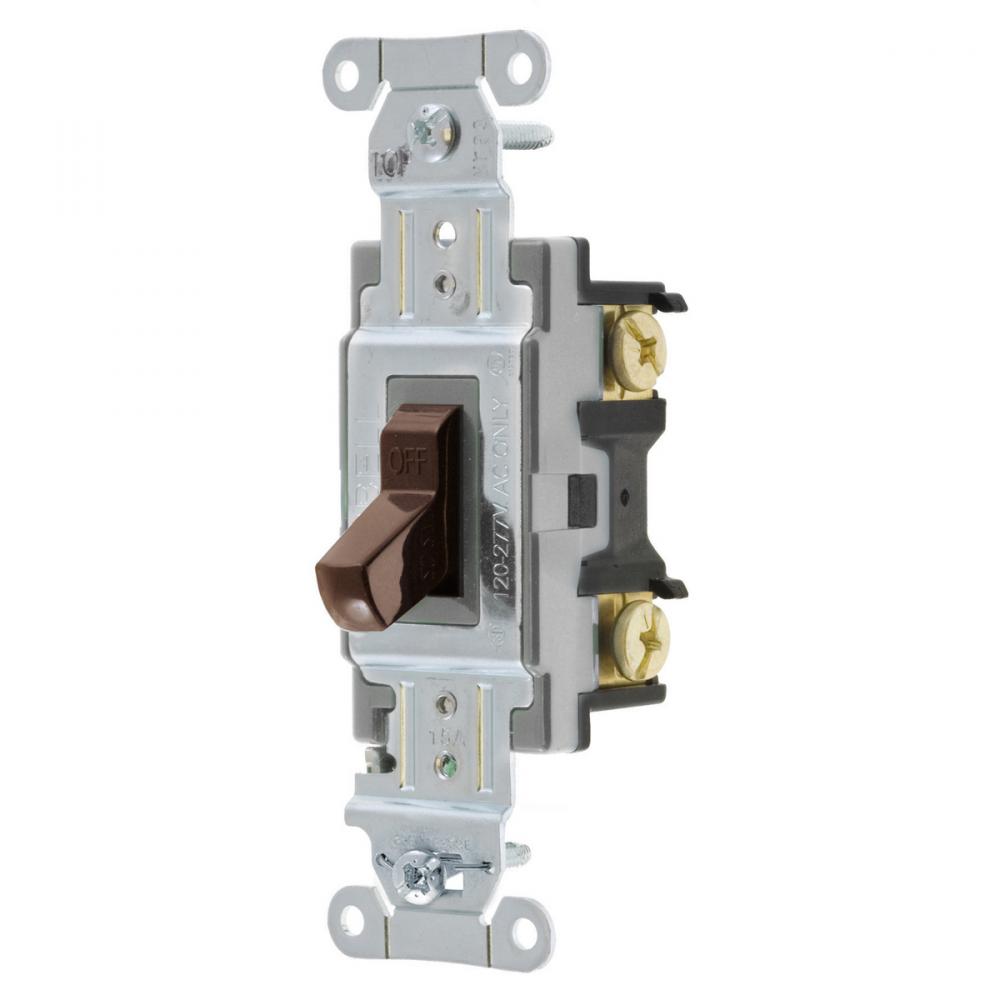 SWITCH, SPEC, DP, 15A 120/277V, B+S, BR