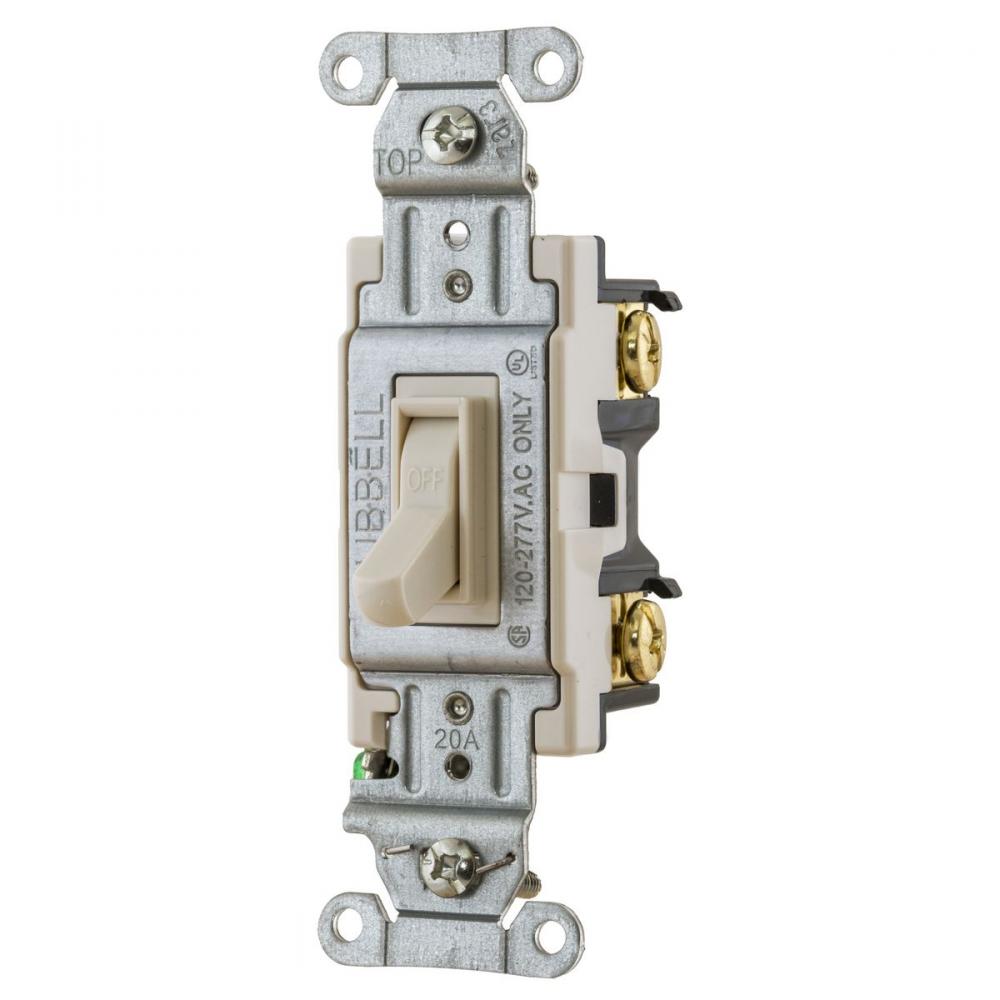 SWITCH, SP, 20A 120/277V, B+S, LA, FRAME