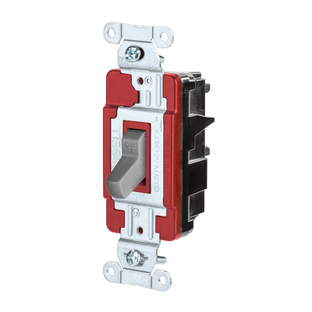 3W TOG, COM, ST, 20A 120/277V, GY