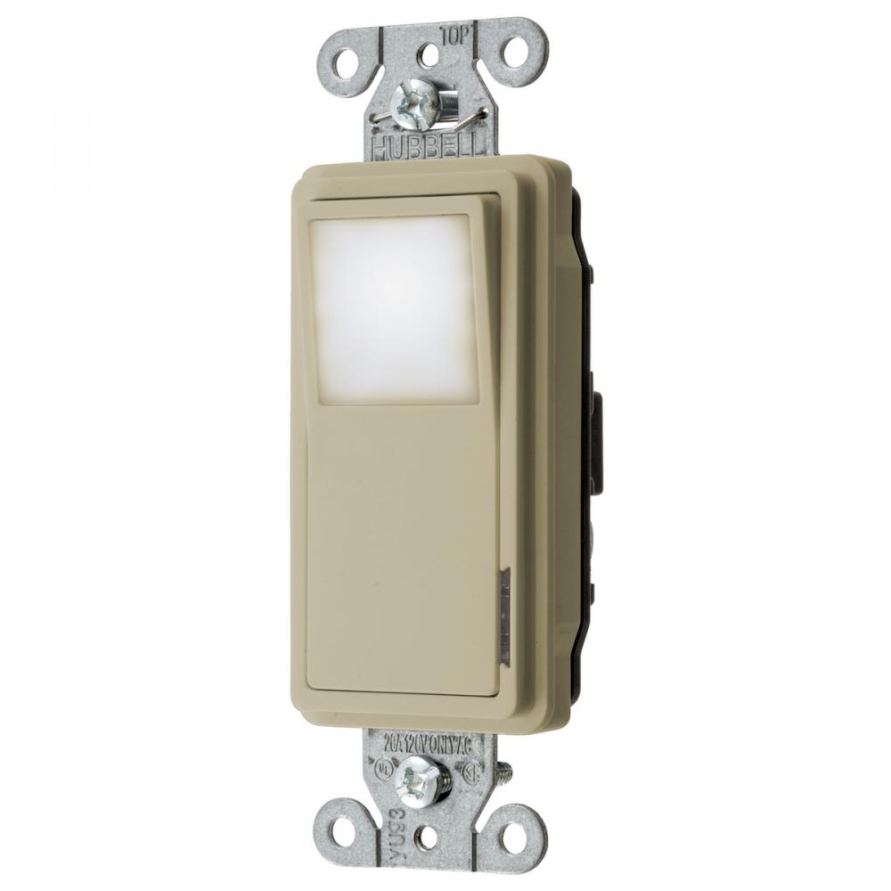 SWITCH, DEC, SP, 20A, 120V, NL, IV