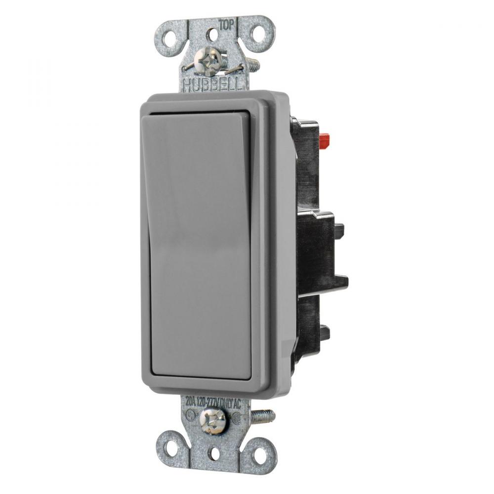 SP DECO, COM, ST, 20A 120/277V, GY