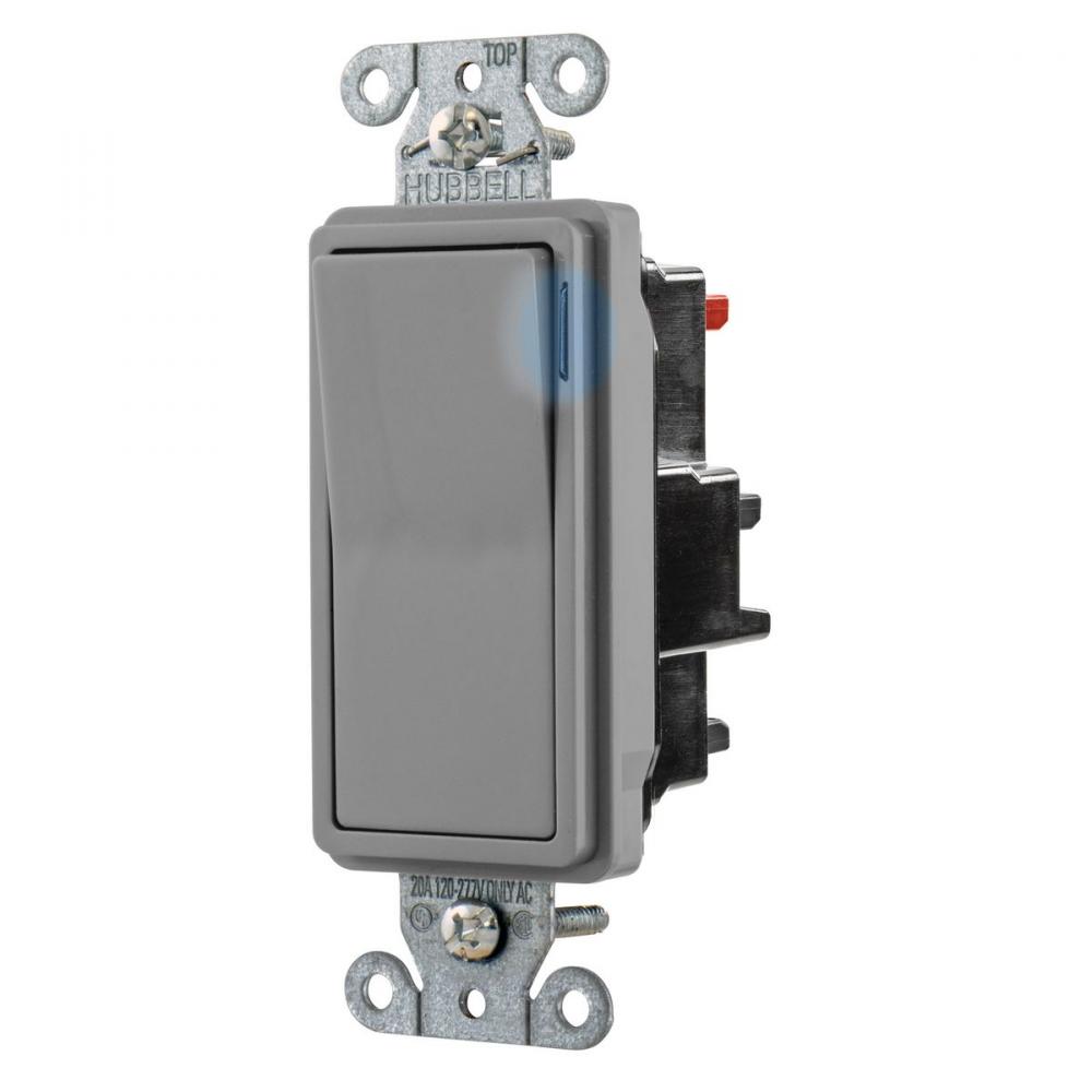 SP DECO, COM, ST, 20A 120/277V, IL, GY