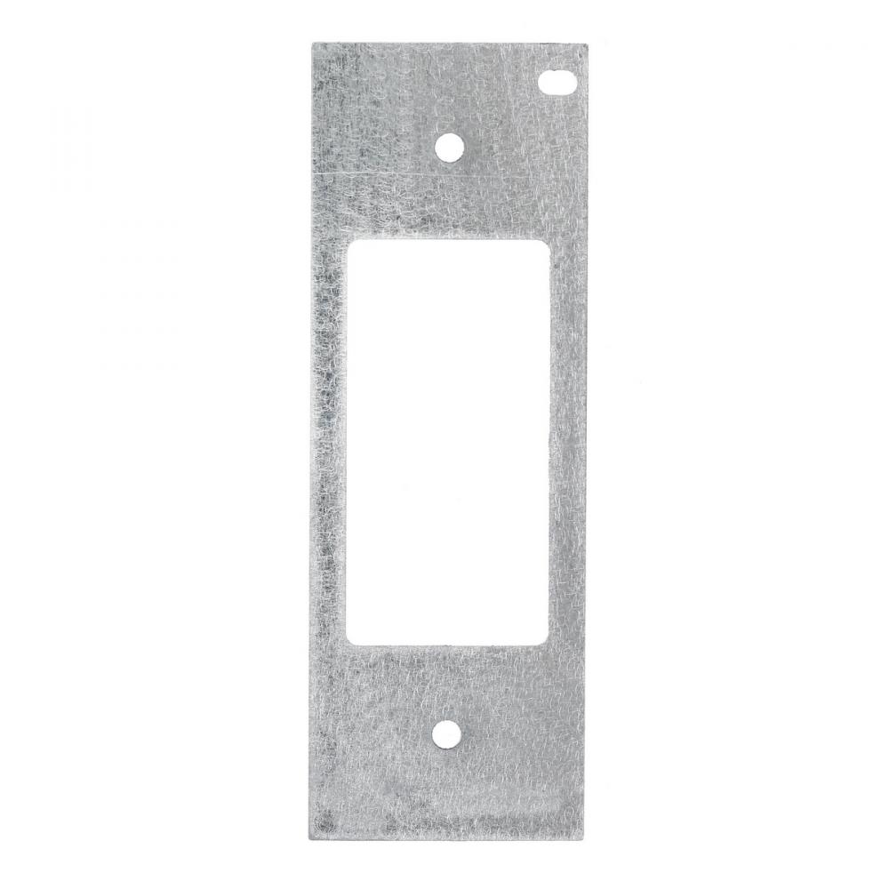 MOUNTING PLATE, 10-GANG, SINGLE,RECT/GFI