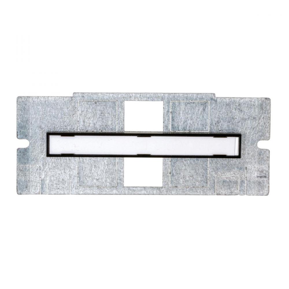 MOUNTING PLATE, 6JACK KO/LABEL FIELD