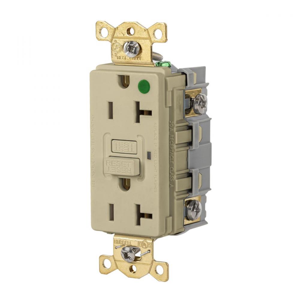 20A 125VAC COMM HG GFR IVORY