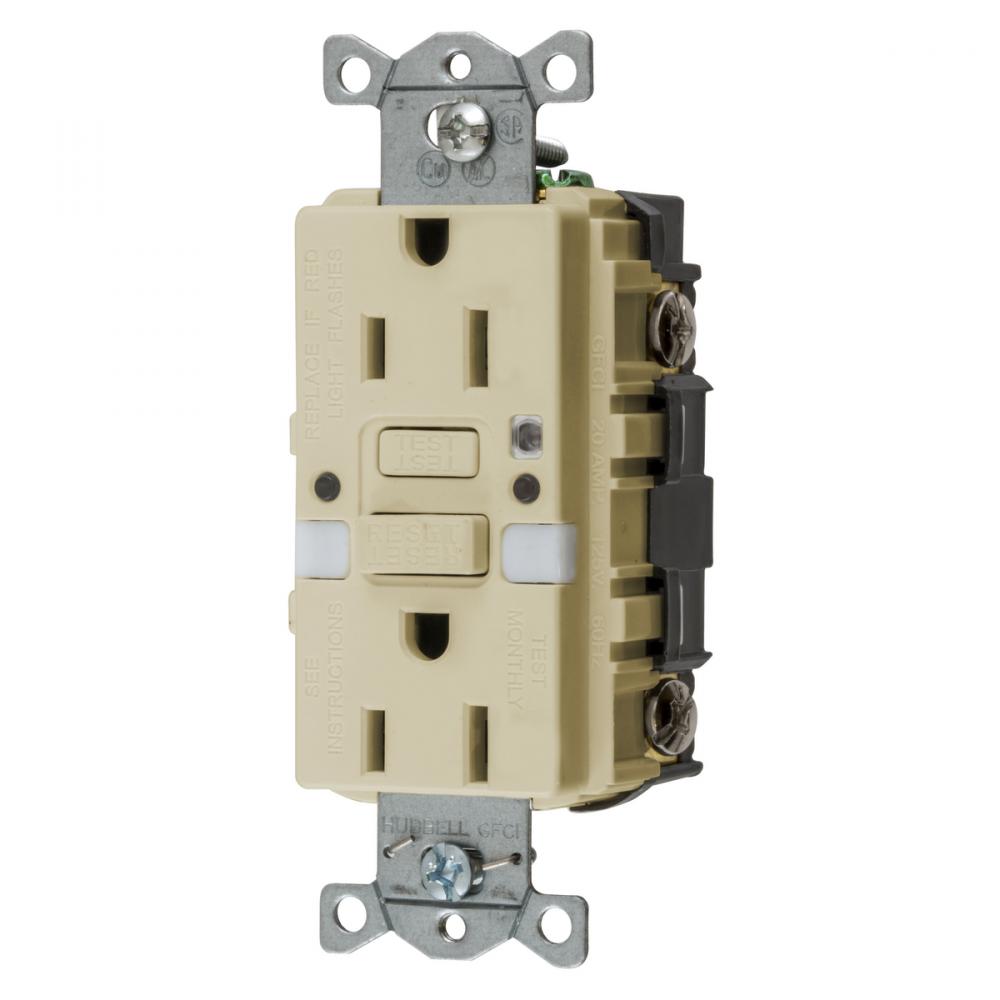 15A COMM SELF TEST NIGHTLIGHT GFR IVORY