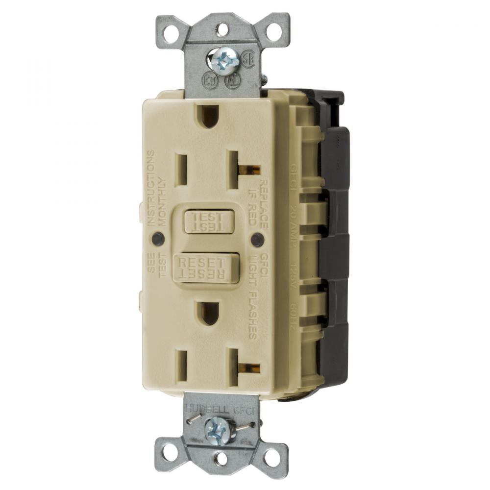 20A COMM SELF TEST SNAP GFR USA IVORY