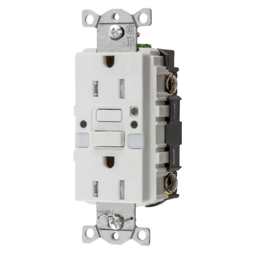 15A COMM SELF TEST TR NIGHTLIGHT GFR WH