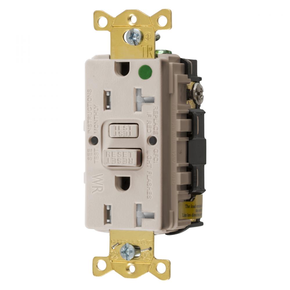 20A COMM HG SELF TEST TRWR GFR LT ALMOND