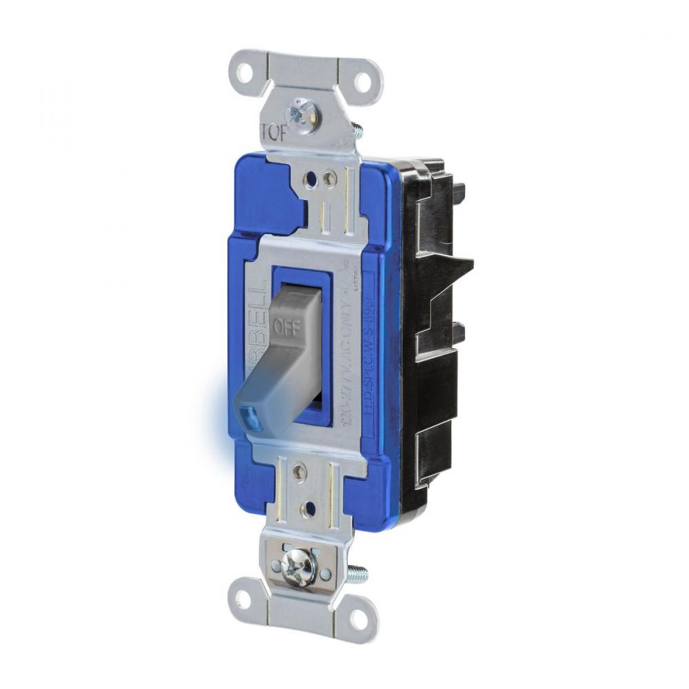 SP TOG, IND, ST, 15A 120/277V, IL, GY