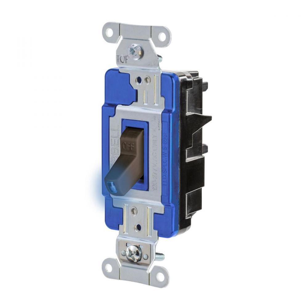 SP TOG, IND, ST, 15A 120/277V, IL, BR