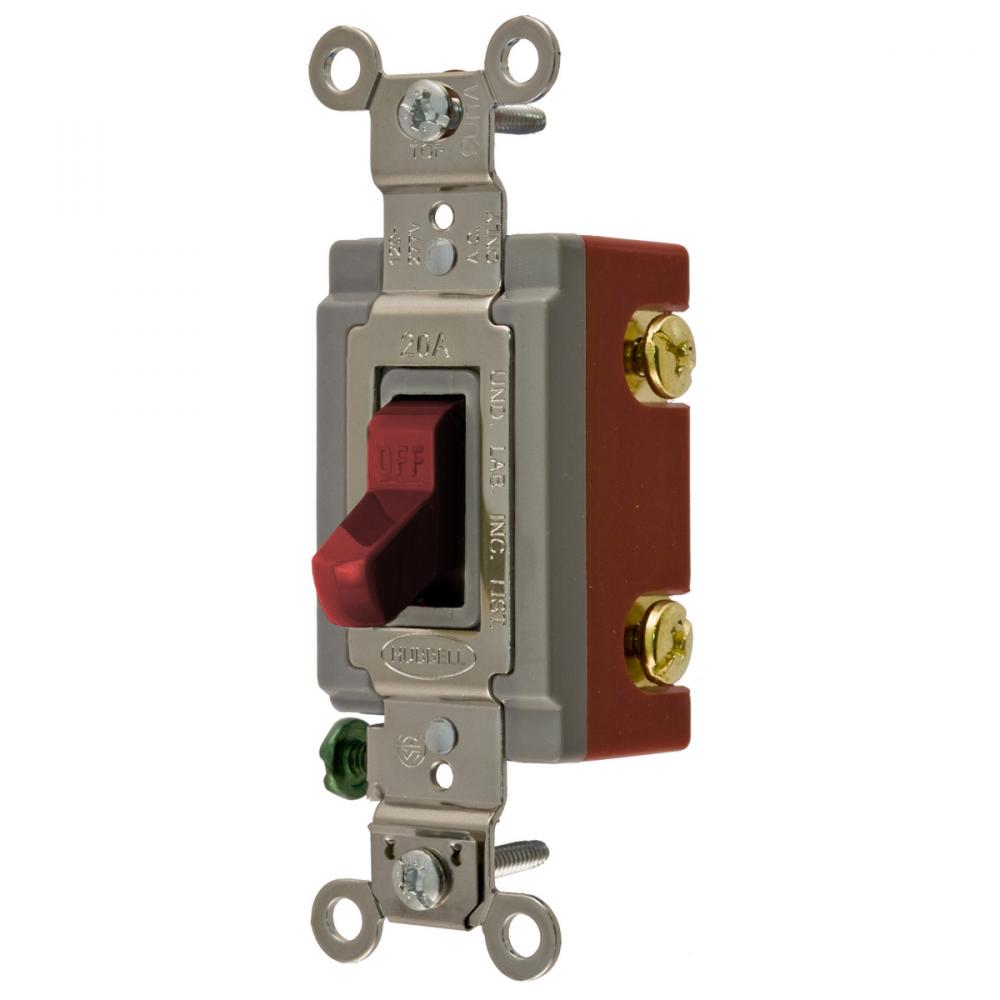 DP TOG, IND GRD, 20A 120/277V, RD