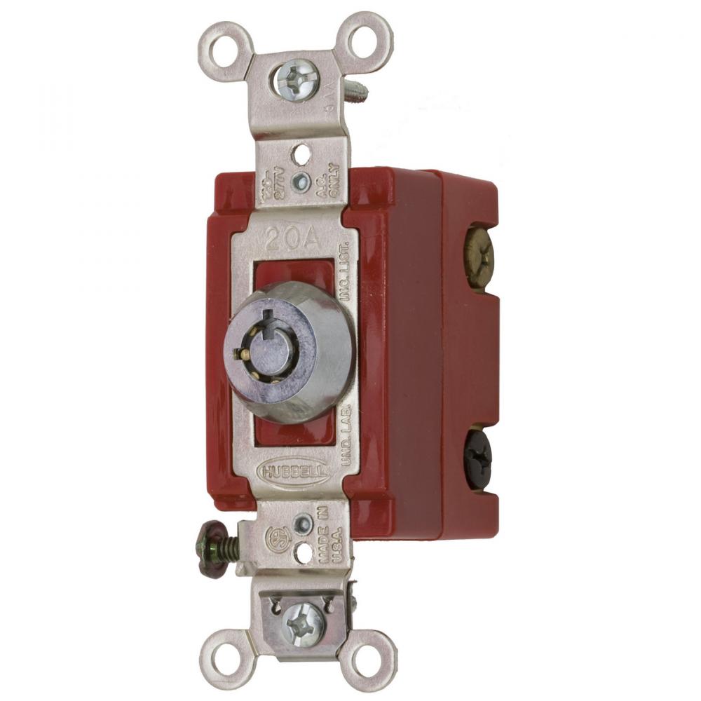 4 WAY TOG, IND GRD, 20A 120/277V, LOCK
