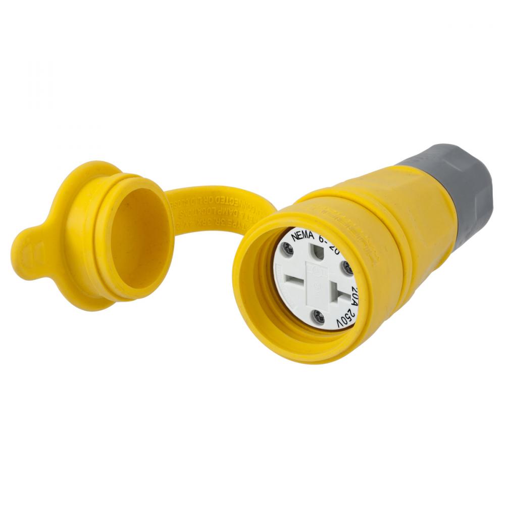 CONN, W/TIGHT, 6-20R, 20A, 250V